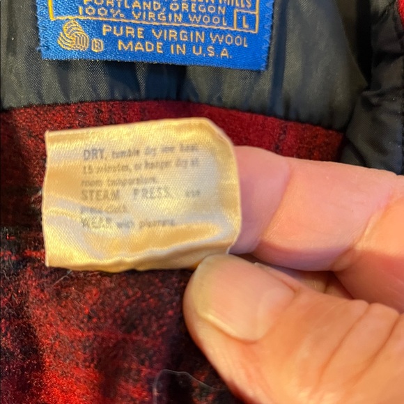 Vintage Pendleton Red and Black Wool Shirt - Picture 3 of 7